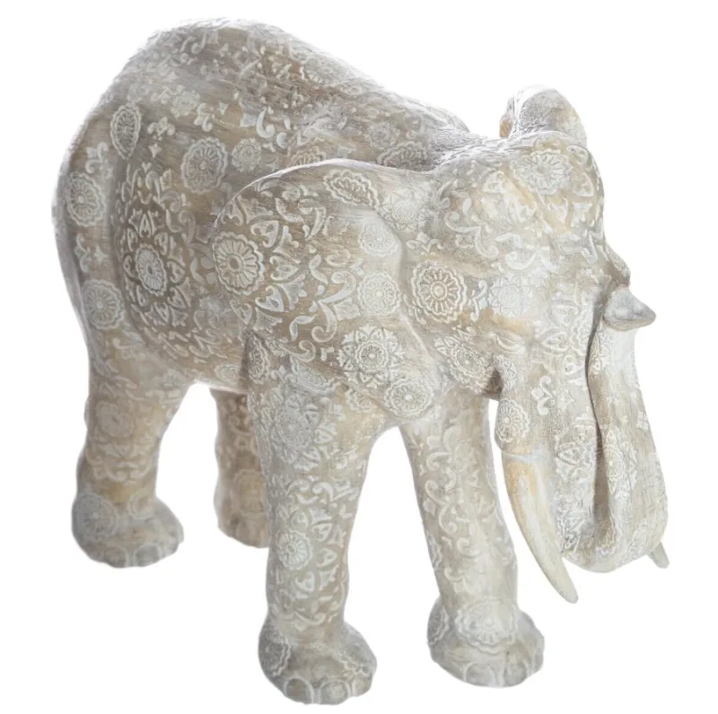 Dekor.figura-slon Enzo 27x12x21cm bež Atmosphera