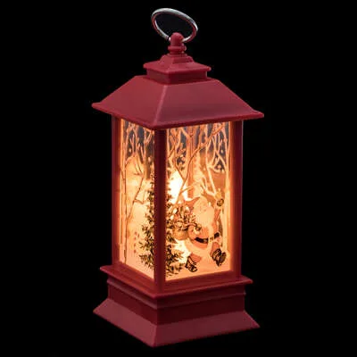 Dekor. Led fenjer crveni sort Feeric Lights and Christmas