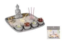Dek.set sveće+mirisni štapići Zen Garden Atmosphera C. Dinterieur