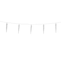 Novog. ukras - girlanda Ledenice 10 Led hladno bijele 165cm Atmosphera