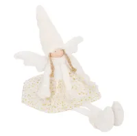 Dekor. figura - andjeo 56cm bela/boja zlata Atmosphera
