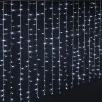 Novog. lampice u obliku zavese 150 LED hladno bele Feeric