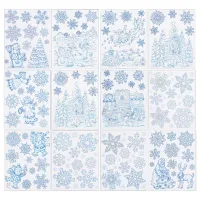 Novog. nalepnice za staklo 30x42cm sort Feeric Lights and Christmas