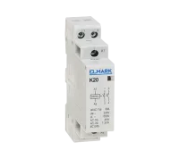 Kontaktor modularni K20 25A 230V AC 1NO+1NC Elmark