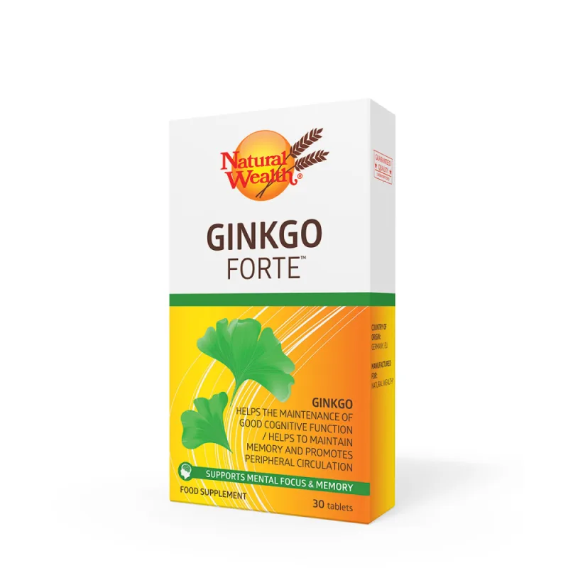 Natural Wealth Ginkgo Forte, 30 tableta