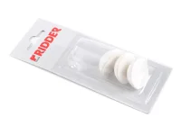 Odbojnik za vrata zidni fi 32x18mm beli 3/1 Ridder
