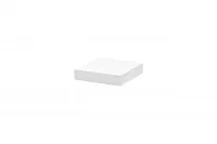 Polica Big Boy 250x250x50mm sa skrivenim nosačem bela Dolle