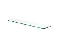 Staklena polica za zid GL Standard 800x150x8mm transparentna Dolle