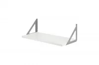 Polica za zid Shelf+ Triangolo 600x250x19mm bela/boja srebra Dolle