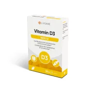 LIVSANE Vitamin D3 1000, 30 kapsula