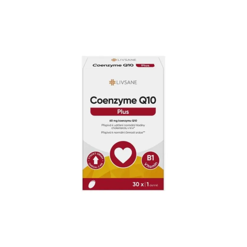 LIVSANE Coenzyme Q10 Plus, 30 kapsula