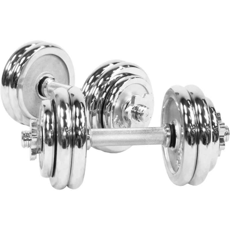 GORILLA SPORTS Set od 2 podesive bučice 30 kg