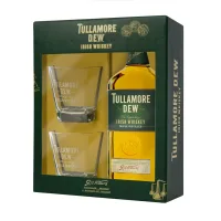Whisky tullamore dew 0.7l + 2 case