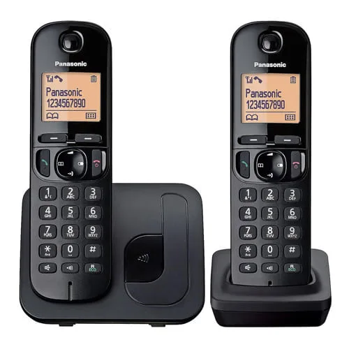 PANASONIC KX-TGC212FXB Duo (Crna) Fiksni telefon