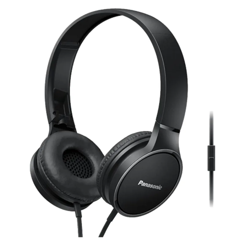 PANASONIC slušalice sa mikrofonom (Crne) - RP-HF100ME-K