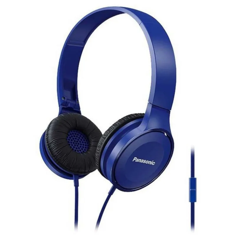 PANASONIC slušalice sa mikrofonom (Plave) - RP-HF100ME-A
