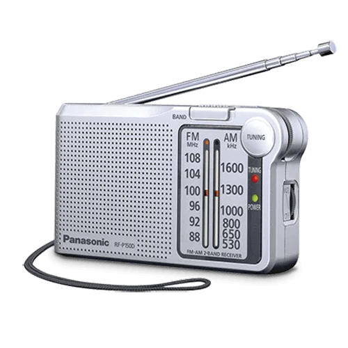 PANASONIC Radio aparat RF-P150DEG-S (Srebrna)