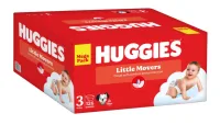 Huggies Little Movers Mega Box Pelene za bebe veličina 3, 126 komada