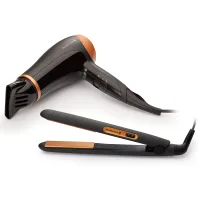 Set fen za kosu 1650-2000W i presa za kosu do 215st.C Remington