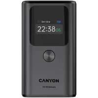 CANYON power bank OnPower 130 TFT 10000 mAh PD30W Dark