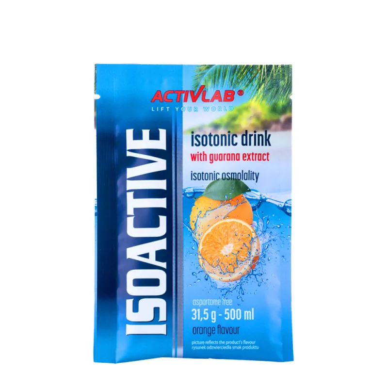 ISOACTIVE - isotonic drink pomorandža, 31,5 g