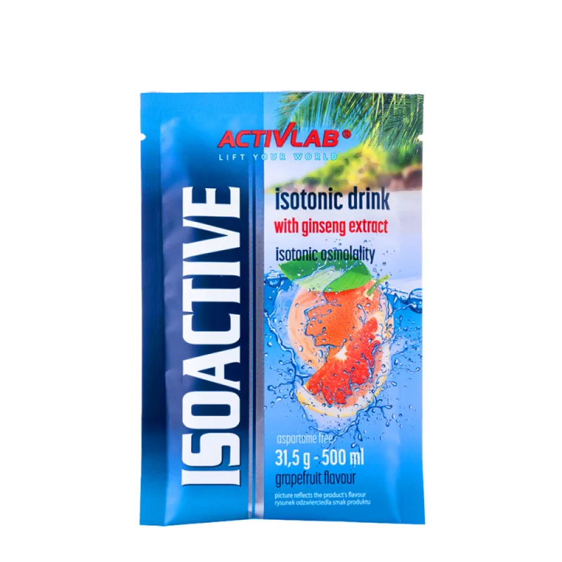 ISOACTIVE - isotonic drink grejpfrut, 31,5 g