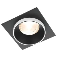 BRAYTRON BH03-06052 GU10 Ugradna Kvadratna Rozetna Crna/Bela