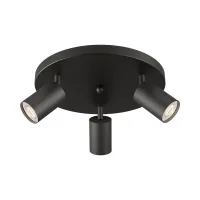 BRAYTRON BH04-00881 GU10 Nadgradni Trostruki Okrugli Crni