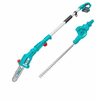 Set baš. alata:testera za grane+makaze za živu ogradu 20V 2.0Ah Total