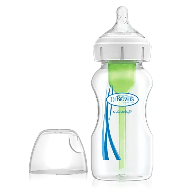 OPTIONS+ Anti-colic flašica za decu - plava, od rođenja, 270 ml