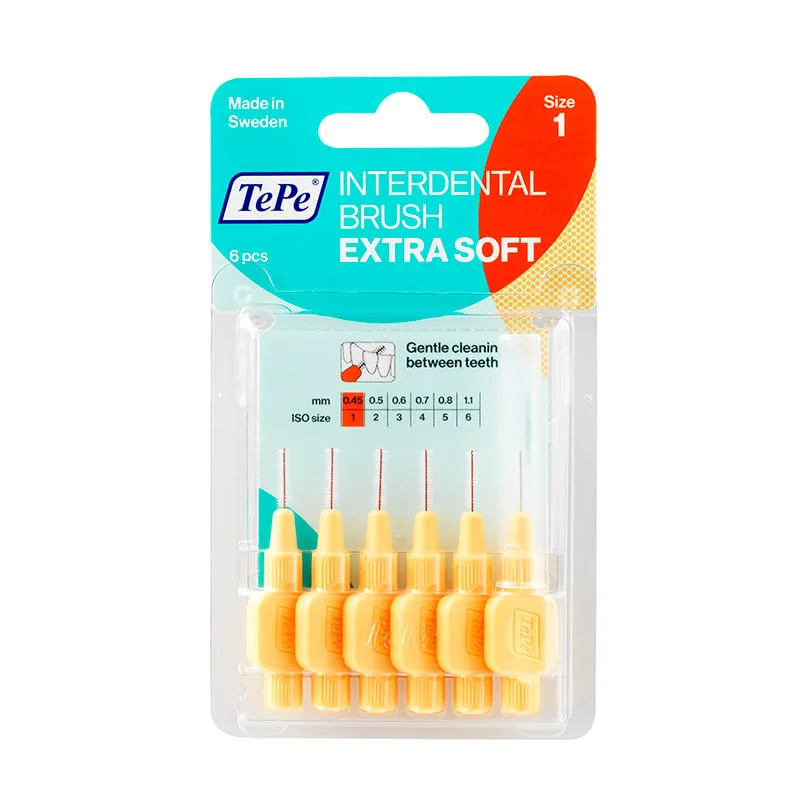 Extra soft, interdentalna četkica, 0,45mm, ISO 1, 6 g