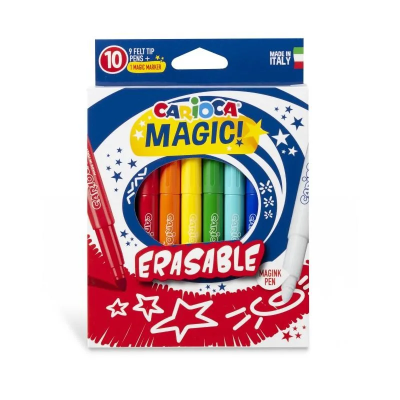 Magic, flomasteri, izbrisivi, 10K, Carioca
