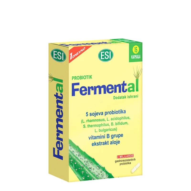 ESI Fermental 2 mld, 15 kapsula