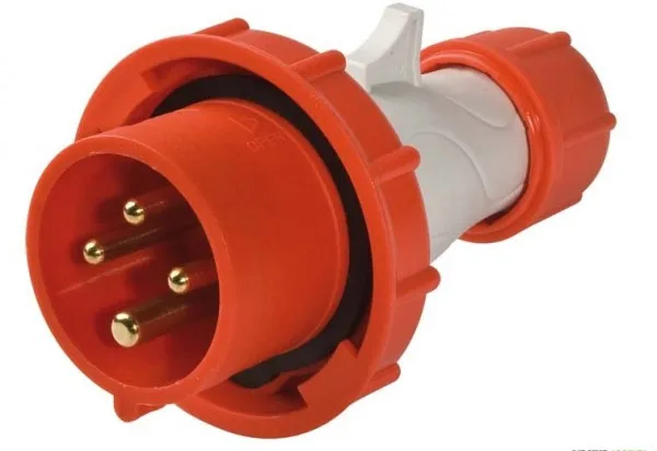 Industrijski utikač 380V 16A 3P+N+T IP44