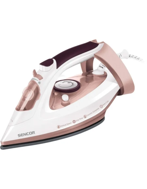 Pegla na paru SSI 3520RS 2600-3100W roze-bela Sencor