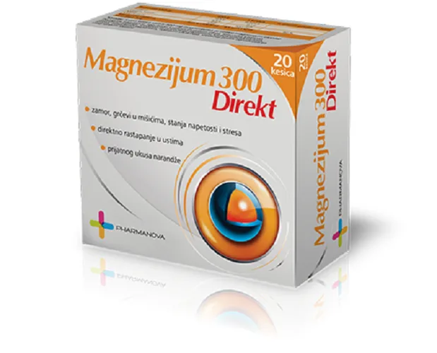Magnezijum 300 Direkt kesice, 20 kom