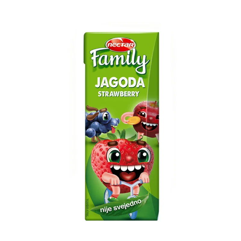 Sok family 0.2l jagoda Nectar
