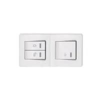 Indikator za kupatilo 10/2x16A 250V vertikalni beli