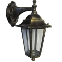 Baštenski fenjer nadole 60W E27 IP44 oxid boje Elit+