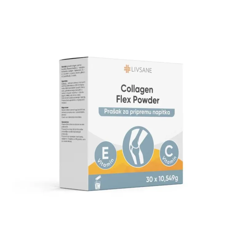 LIVSANE Collagen Flex Powder Prašak za pripremu napitka, 30 kesica