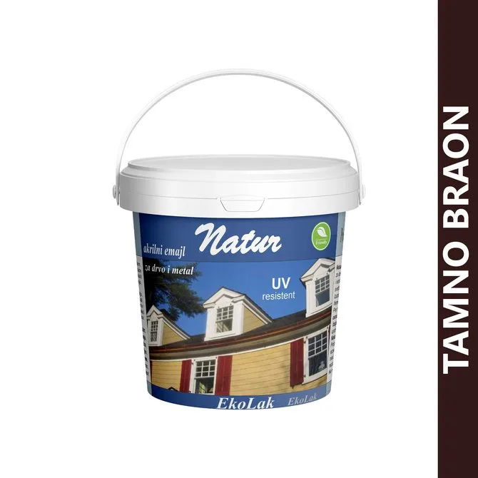 Akr.emajl t.braon 0.75 natur