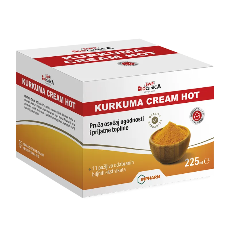 Bioclinica kurkuma cream hot 225ml