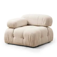 ASIR GROUP Bubble Cream Bouclette Fotelja