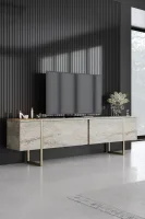 ASIR GROUP Luxe Travertine Gold TV komoda