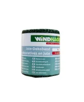 Dekor. jutana traka 6x300cm zelena Windhager